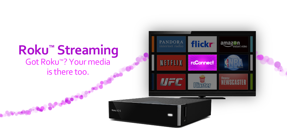 Roku Streaming Got Roku? Your media is there too.